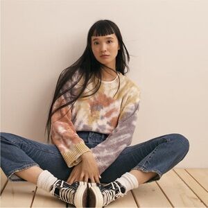 Madewell Westford Tye-Dyed Sweater